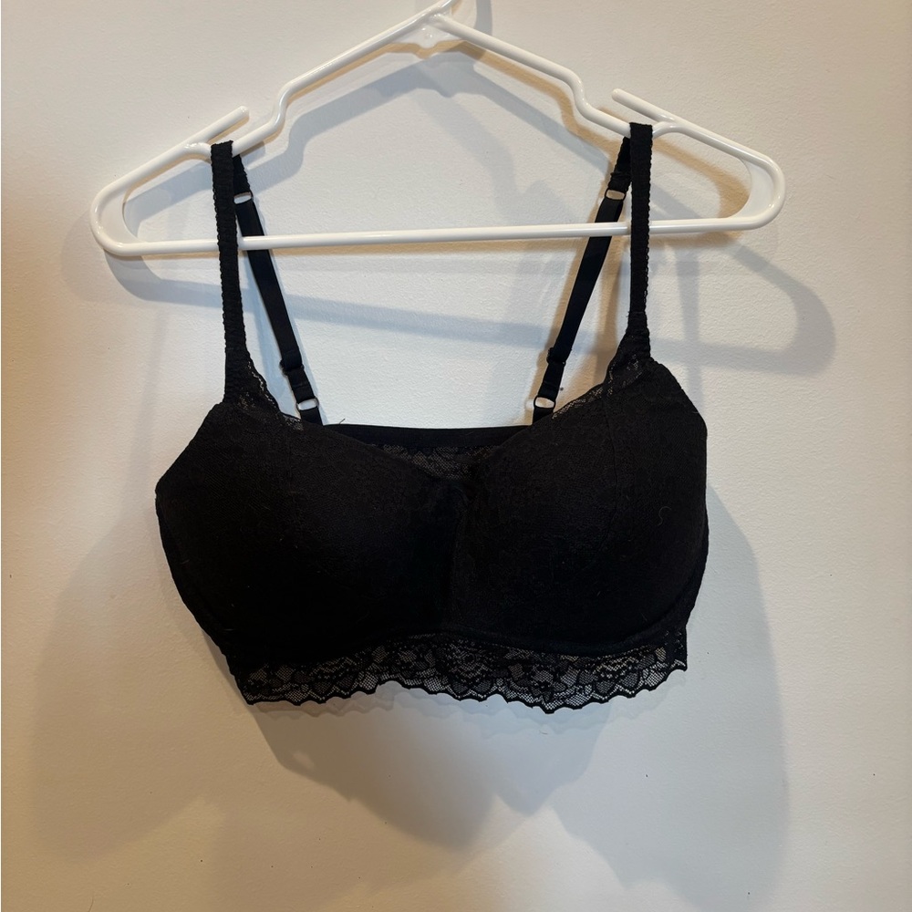 Size L Victoria's Secret Black Lace Bra